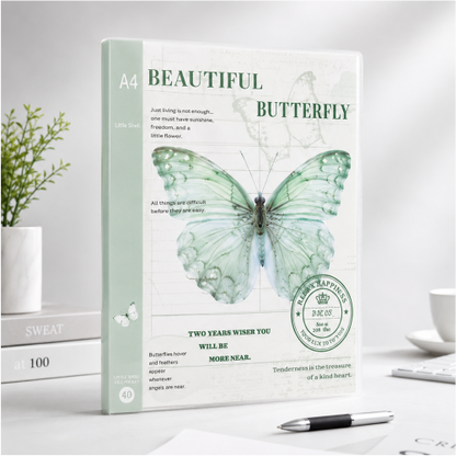 A4 Art Portfolio Binder – 40 Pocket Document Organizer
