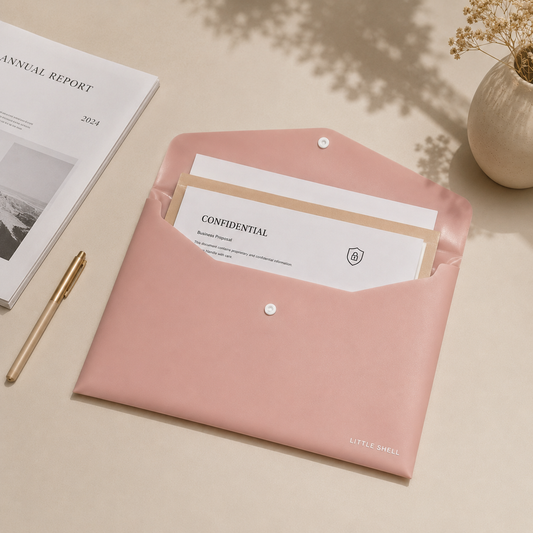 Expanding Accordion File Folder with Elastic Closure