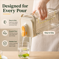 Premium 3.5L Family-Sized Water Pitcher Jug with Airtight Lid