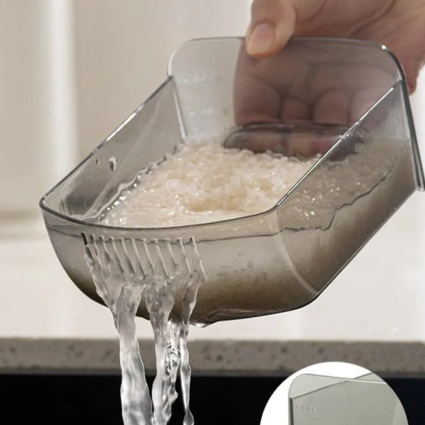 Rice Storage Container Cum Dispenser Tray | 5kg/10kg | BPA-Free & Odorless