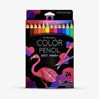 Yalong 24-Colours Double-sided Jumbo Colour Pencil Set for Kids