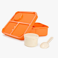 Cartoon Kids Plastic Lunch Box with 3 compartments for Kids - 1590ml