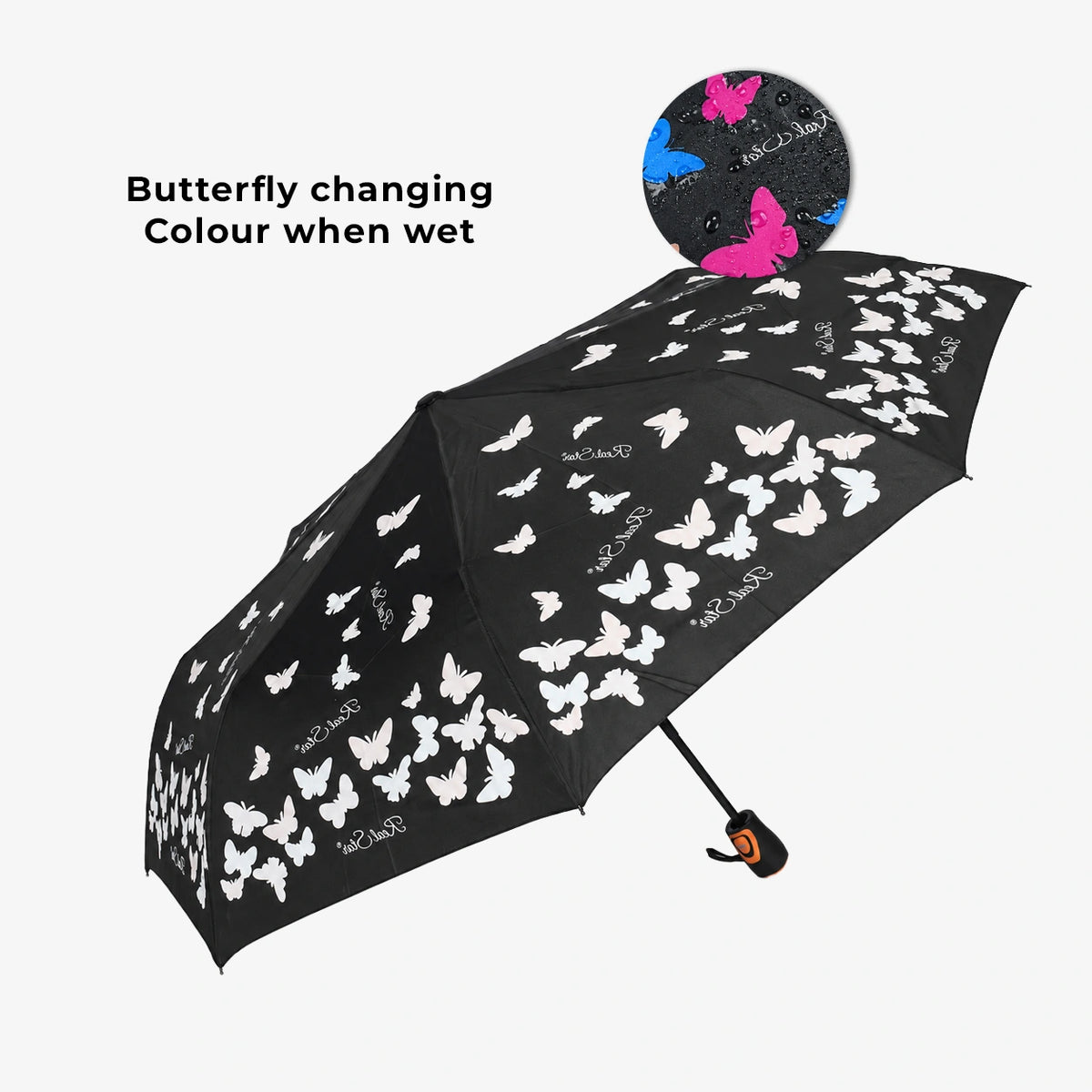 Magical Colour Changing Triple Folding Umbrella