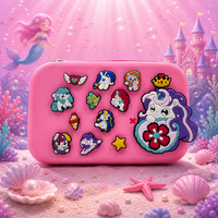DIY Kids Unicorn Pencil Box with Removable Charms