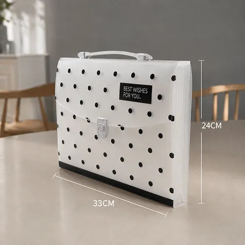 Transparent Waterproof Zip File Organizer Pouch for Documents