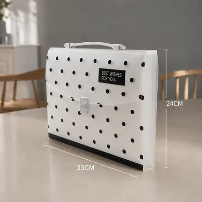 Transparent Waterproof Zip File Organizer Pouch for Documents