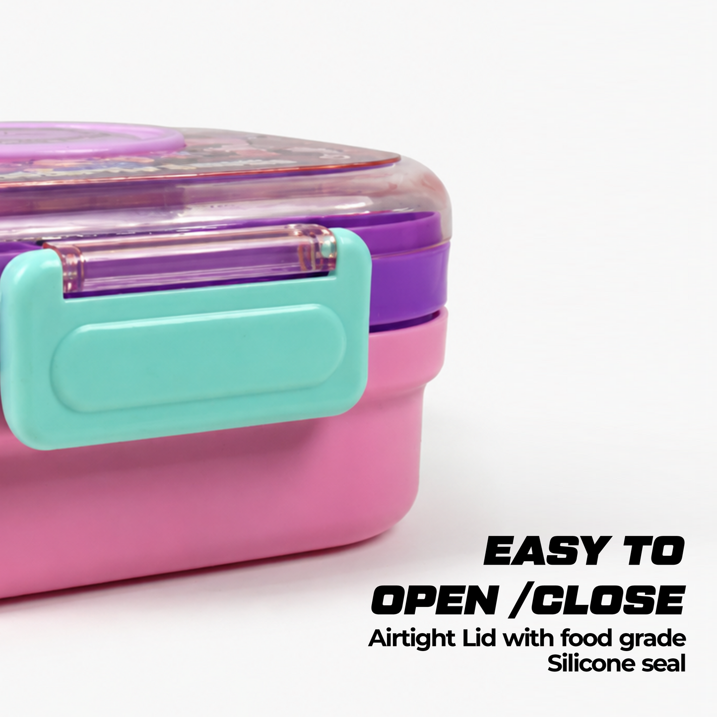 Kids Plastic Lunch Box – Leakproof – 850ml