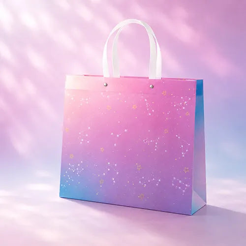 Pastel Tie Dye Gift Bags with Tags & Carry Handles