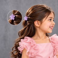 Kokosmile Hair Accessories Set for Girls - Ties & Mini Clips - 55 Pcs Set