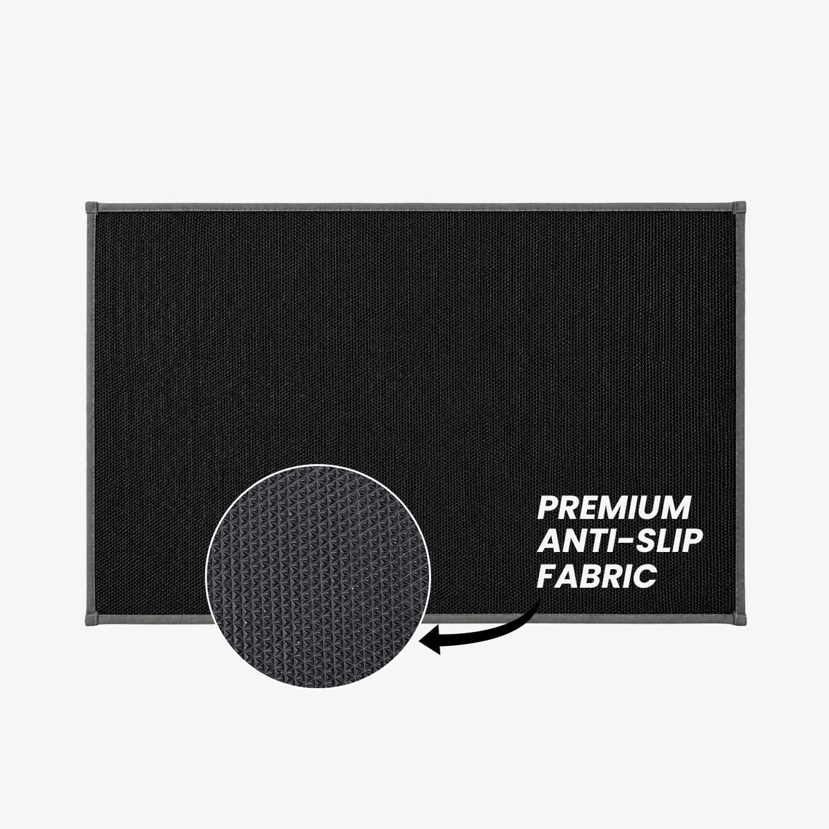 Premium Ferret Fleece Doormat with Modern Geometric Pattern