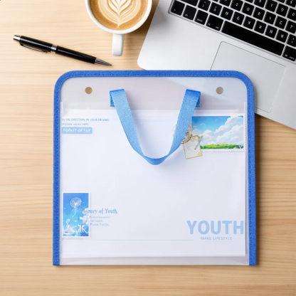 13 Pocket Waterproof Expanding File Folder with Handle