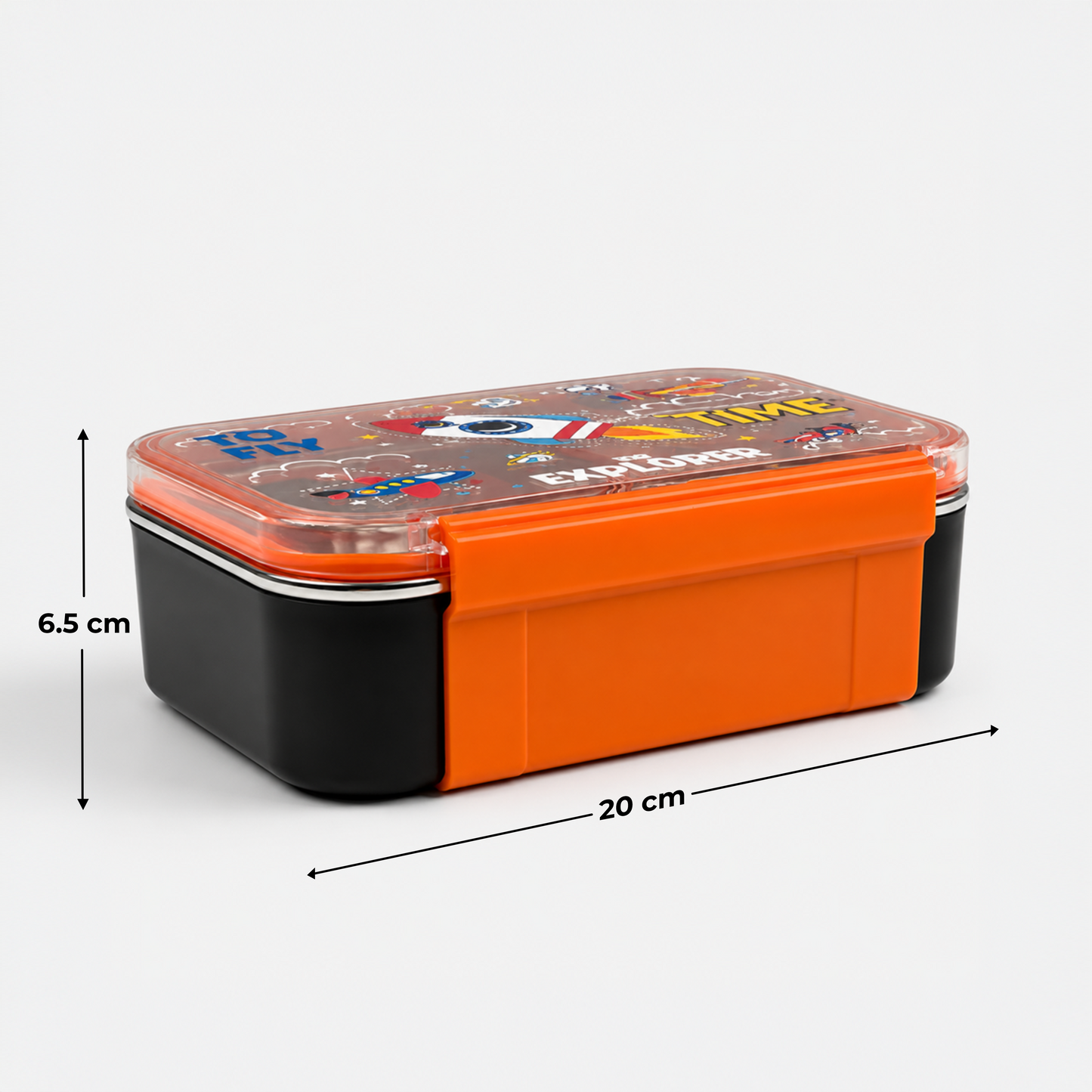 Premium 3 Compartment Stainless Steel Leakproof Lunch Box – 750ml