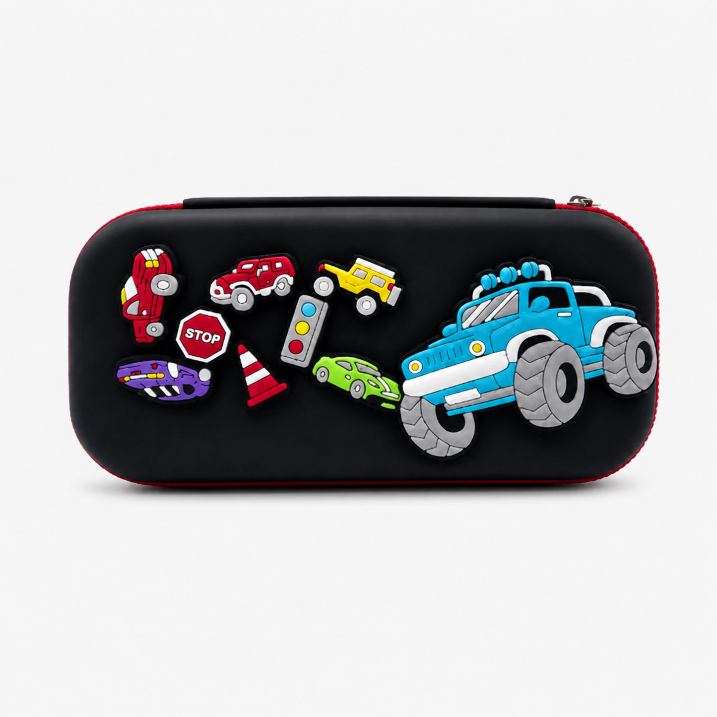 Premium DIY Racing Car Pencil Box with Removable Toy Accessories