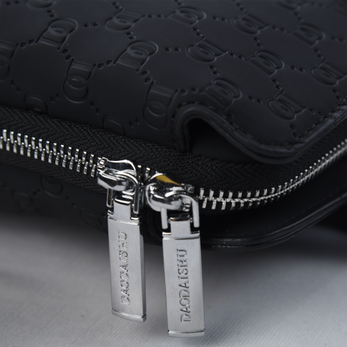 Premium Textured PU Leather Unisex Laptop Briefcase