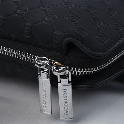 Premium Textured PU Leather Unisex Laptop Briefcase