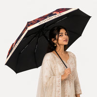 Elegant Floral UV Protection Tested Folding Umbrella with Auto Open Design