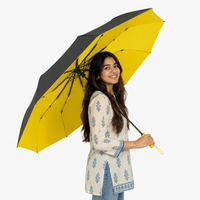 Large Automatic Windproof & Waterproof Umbrella with Wide Canopy
