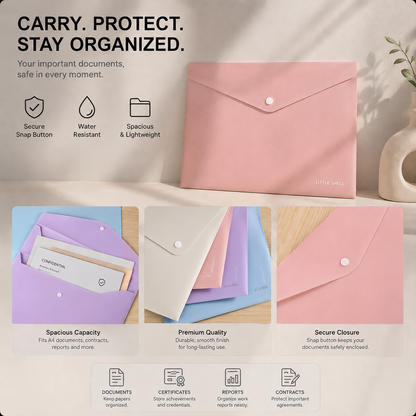 Expanding Accordion File Folder with Elastic Closure
