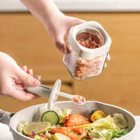 Premium Airtight Spice Jar with Integrated Spoon 250ml