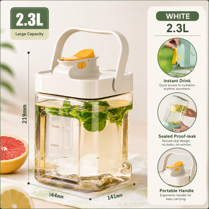 Premium 3.5L Family-Sized Water Pitcher Jug with Airtight Lid