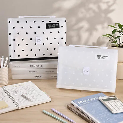 Transparent Waterproof Zip File Organizer Pouch for Documents