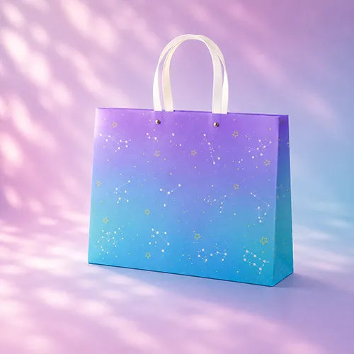 Pastel Tie Dye Gift Bags with Tags & Carry Handles