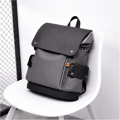 Premium Waterproof Vegan Leather Laptop Backpack