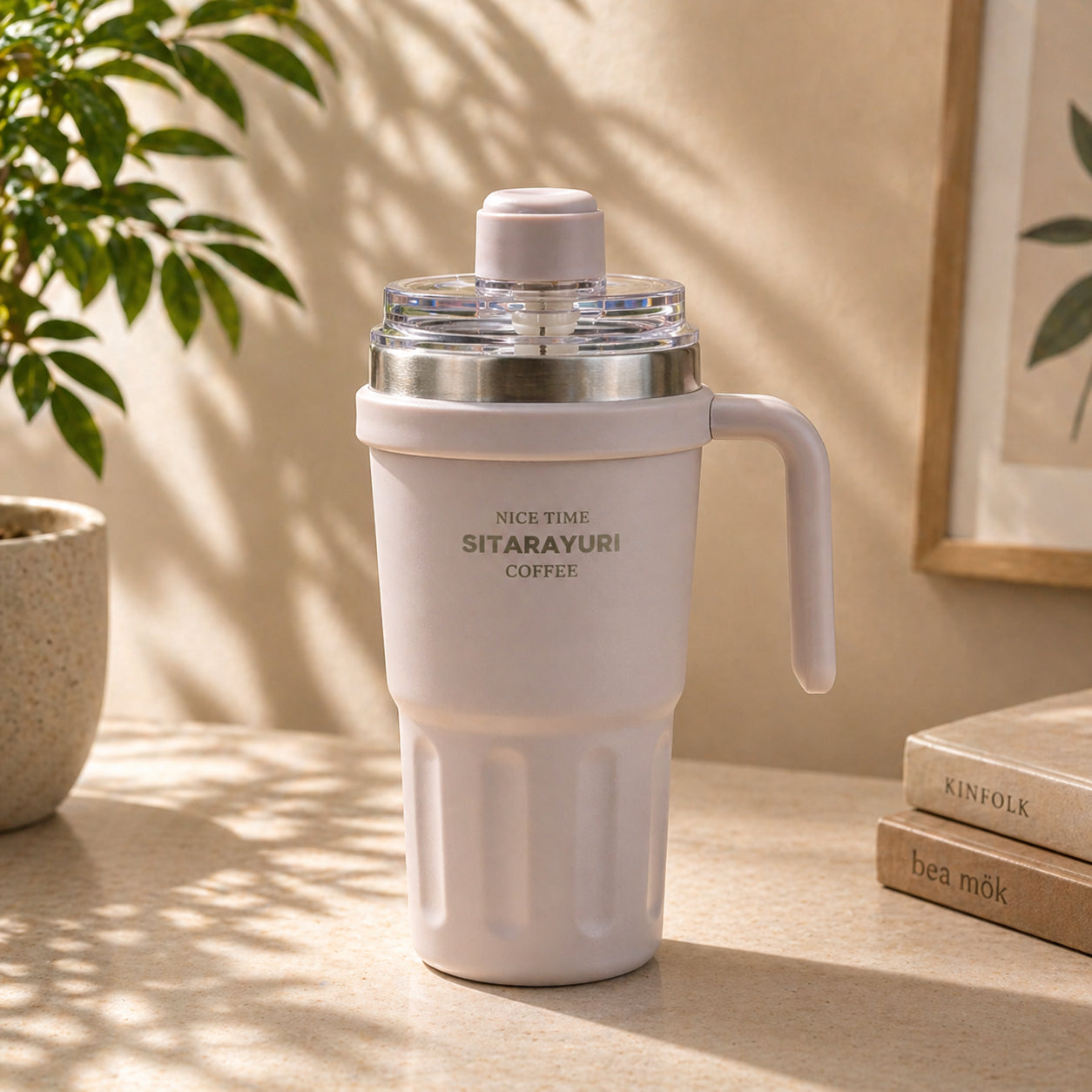 SITARAYURI Premium Insulated Stainless Steel Tumbler- 600ml