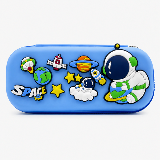 Premium DIY Space Theme Pencil Box with Removable Space Toys