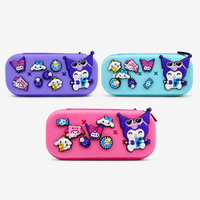 Premium Cartoon Pencil Box with Removable Toy Charms for Kids