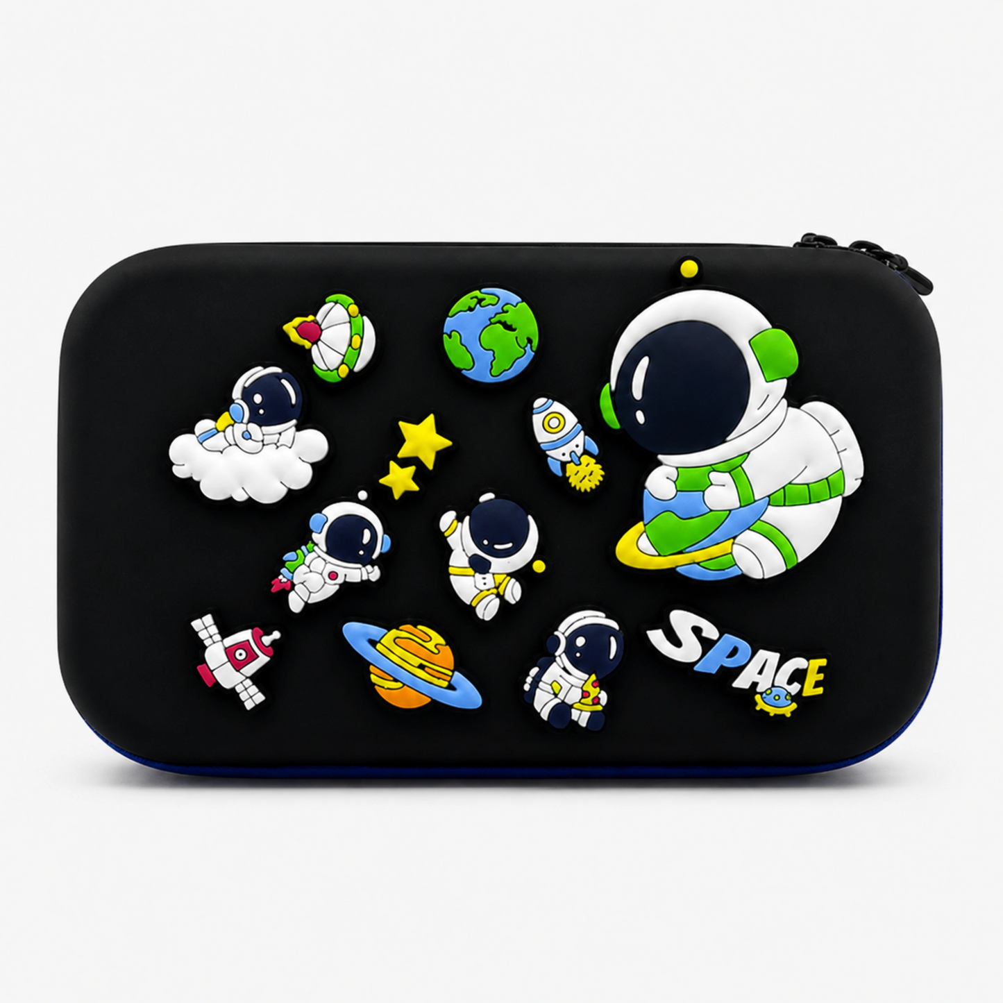 DIY Kids Space Theme Pencil Box with Removable Astronaut Charms