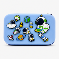 DIY Kids Space Theme Pencil Box with Removable Astronaut Charms