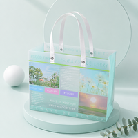 Romantic Story PVC Tote Gift Bag with Frosted Finish