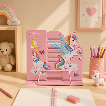 Yalong Kids Adjustable Book Holder Stand for Study Table
