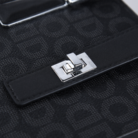Premium Patterned PU Leather Laptop Briefcase for Professionals
