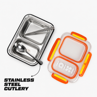 Stainless Steel Leak-Proof Lunch Box with Day Tracker - 750ml