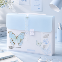 24 Pocket Expanding File Organizer with Secure Clasp