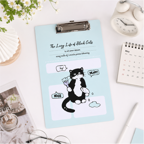 Premium Wood Clipboard with Hanging Loop – A4 Writing Board