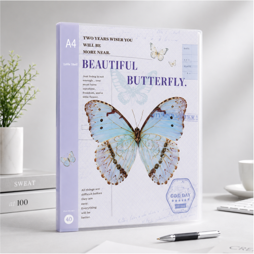 A4 Art Portfolio Binder – 40 Pocket Document Organizer