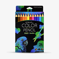 Yalong 24-Colours Double-sided Jumbo Colour Pencil Set for Kids