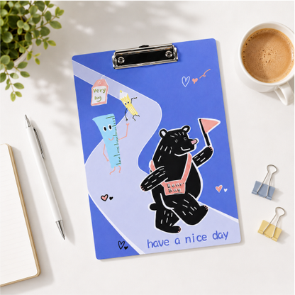 Cute Lightweight Acrylic Writing Clipboard for Office