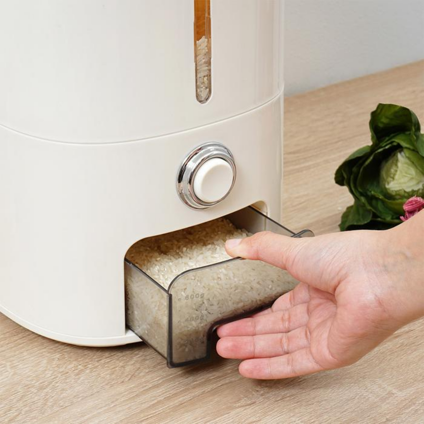 Rice Storage Container Cum Dispenser Tray | 5kg/10kg | BPA-Free & Odorless