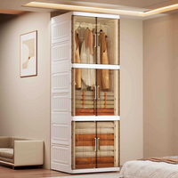 HOMX Portable Foldable Wardrobe – Instant Setup Magnetic Closet