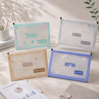 Waterproof Plastic Zip File Folder for Document Storage