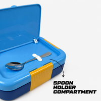Stainless Steel Bento Lunch Box – 3 Airtight Containers – 750ml