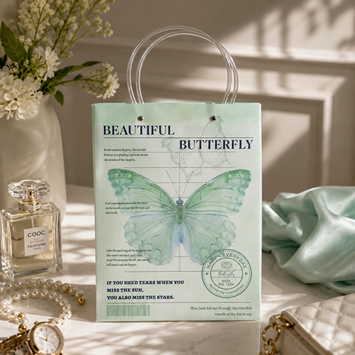 Butterfly Theme Paper Gift Bags for Gifts & Return Favors