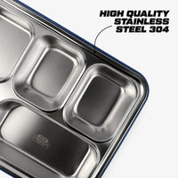 Bento Stainless Steel Lunch Box – 5 Compartment – 1400ml