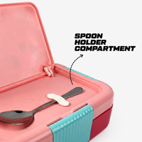 Stainless Steel Bento Lunch Box – 2 Compartment Organizer – 750ml
