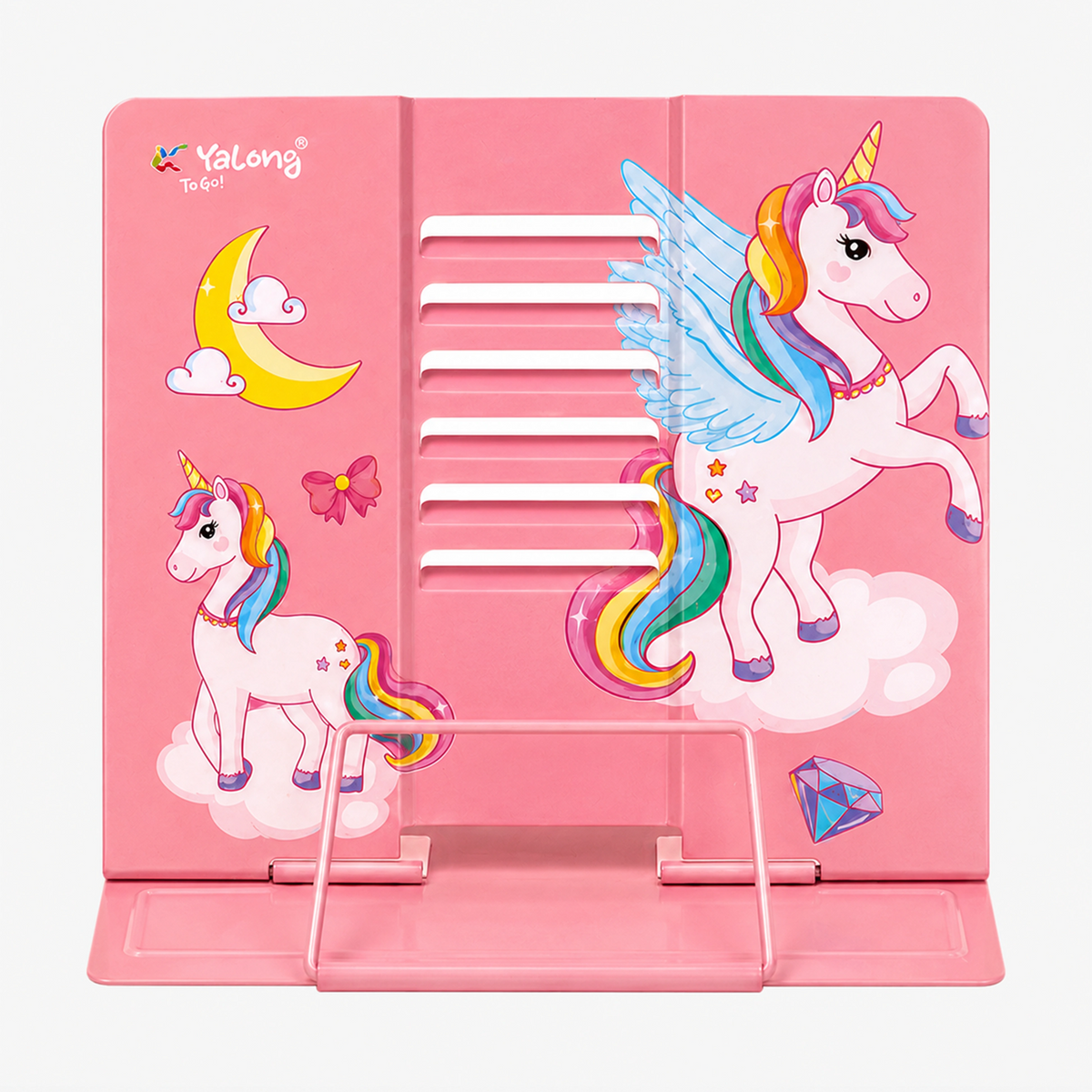 Yalong Kids Adjustable Book Stand for Reading Desk/Study Table