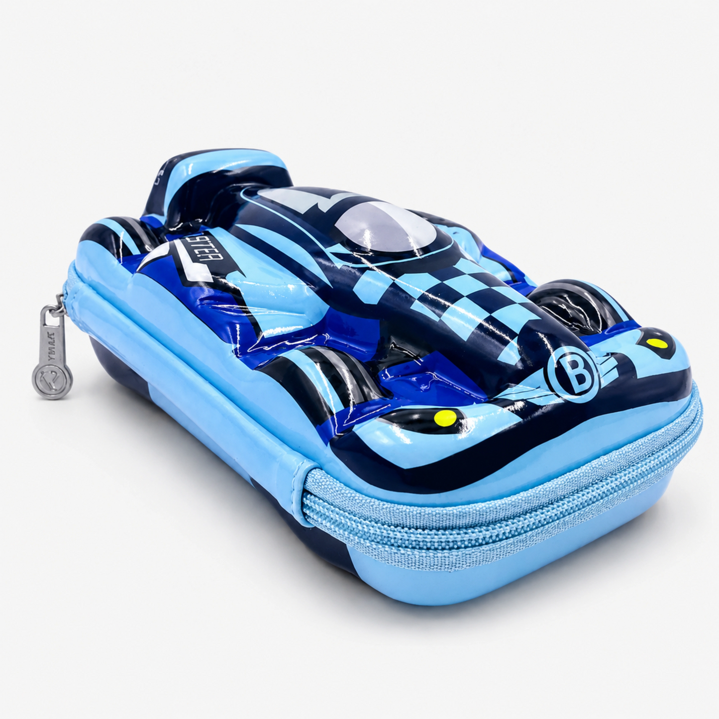 3D Racing Car Sports Theme Pencil Box for Kids